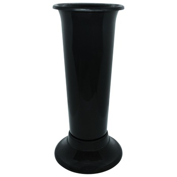 MN Plastika Vase for Flowers Average 15x35cm anthracite - buy, prices for - photo 1