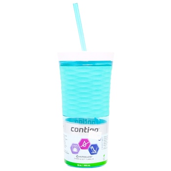 Склянка з соломкою 0,54 л Shake and Go Contigo 06800033