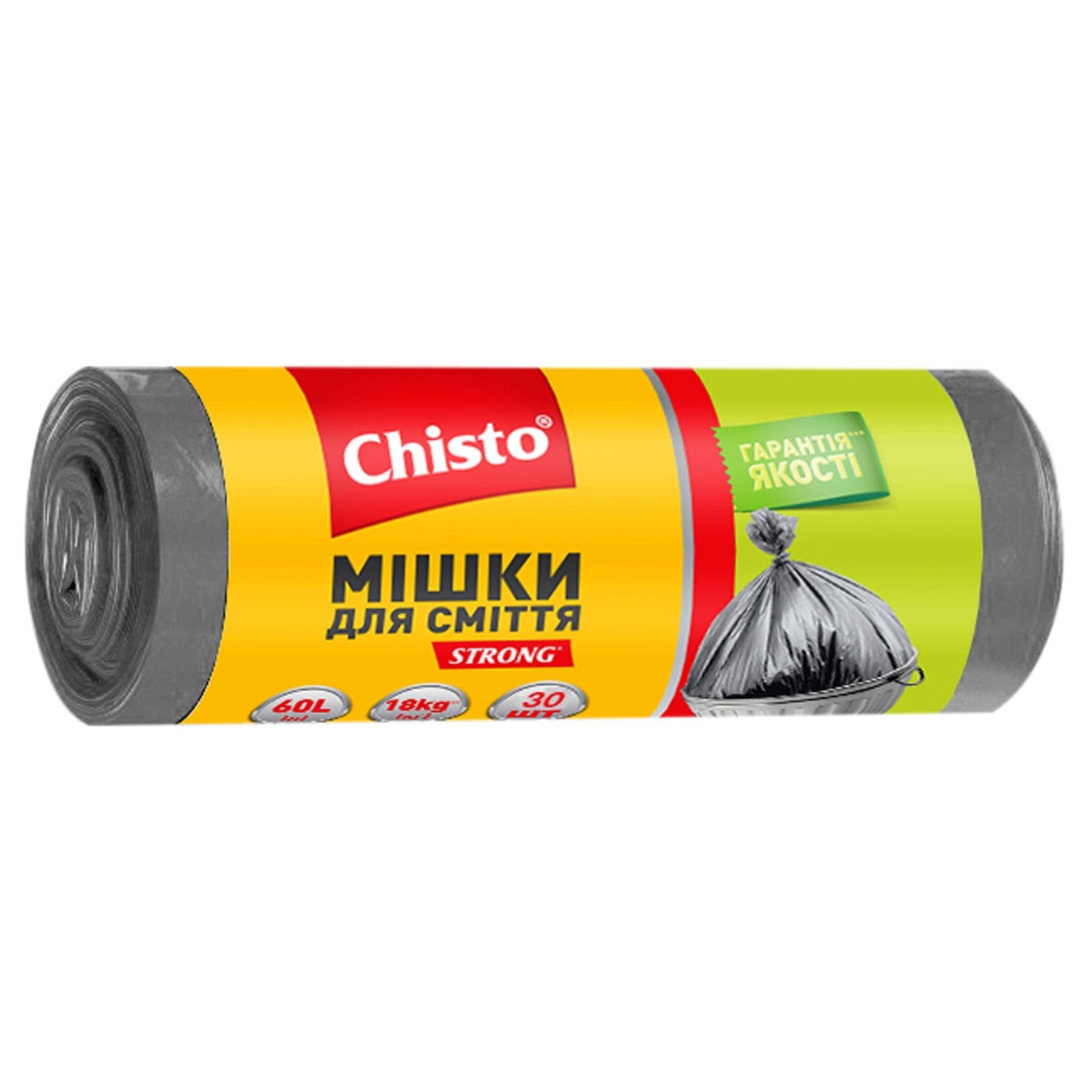

Мешки Chisto Strong для мусора 30шт*60л