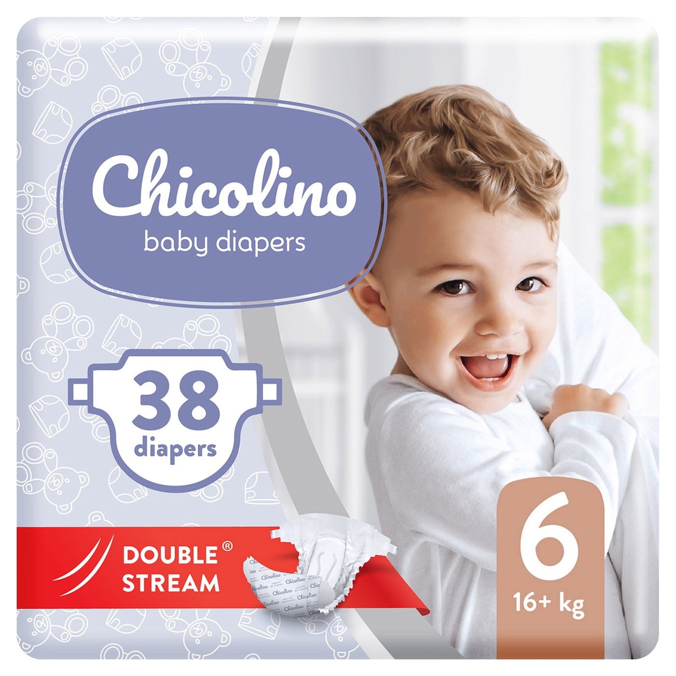 

Подгузники детские Chicolino Jumbo 16+ кг 38шт