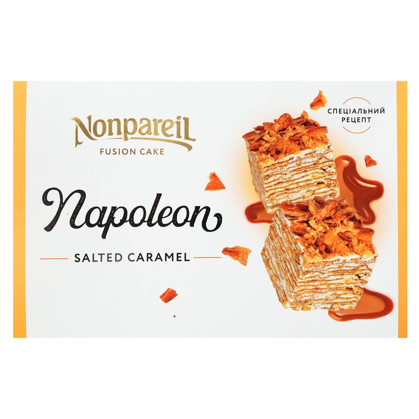 

Торт Nonpareil Picher Наполеон с соленой карамелью 450г