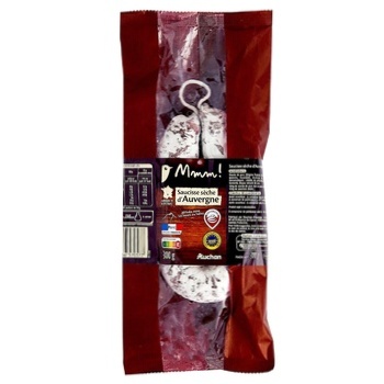 Колбаса Auchan Ммм! d'Auvergne 300г - купить, цены на - фото 1