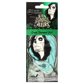 Ароматизатор Aroma Car Dia De Los Muertos Green Diamond Girl - купити, ціни на ULTRAMARKET - фото 1