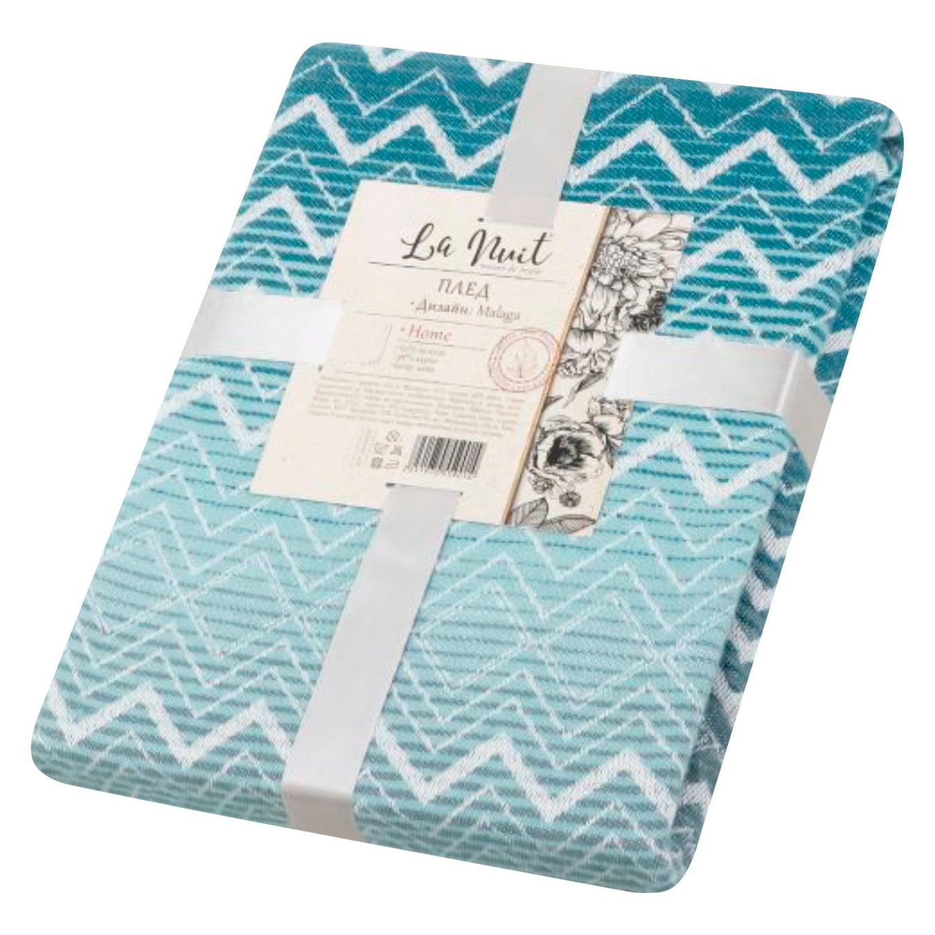 

Плед La Nuit Malaga Аква 140х200см