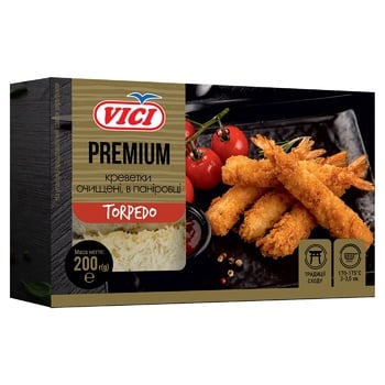 Vici Torpedo Peeled Shrimp in Breadcrumbs 200g