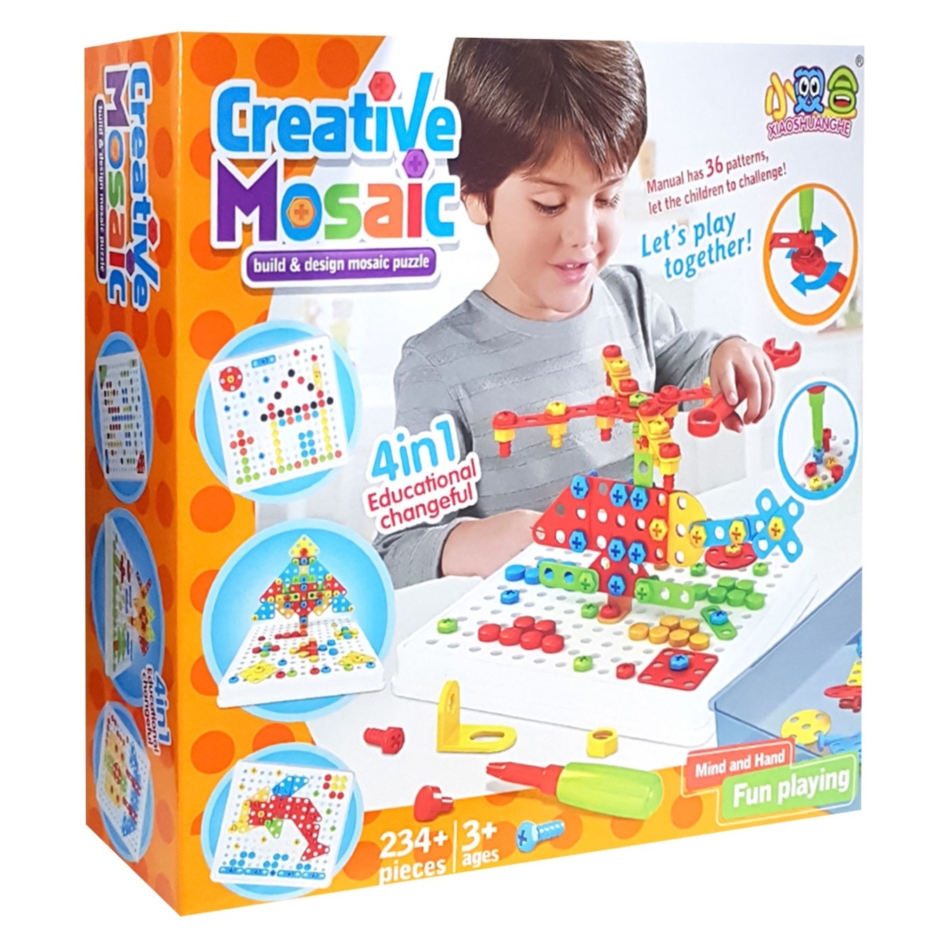 

Конструктор Creative Mosaic 4в1 234 элементов