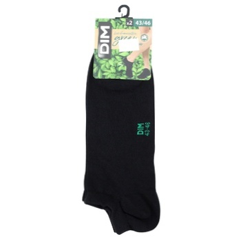 DIM Green Coton Men's Socks s.43-46 2pcs Noir - buy, prices for - photo 1