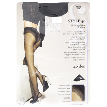 Колготи жіночі SiSi Style 40 Den р.3 Nero - купити, ціни на - фото 1