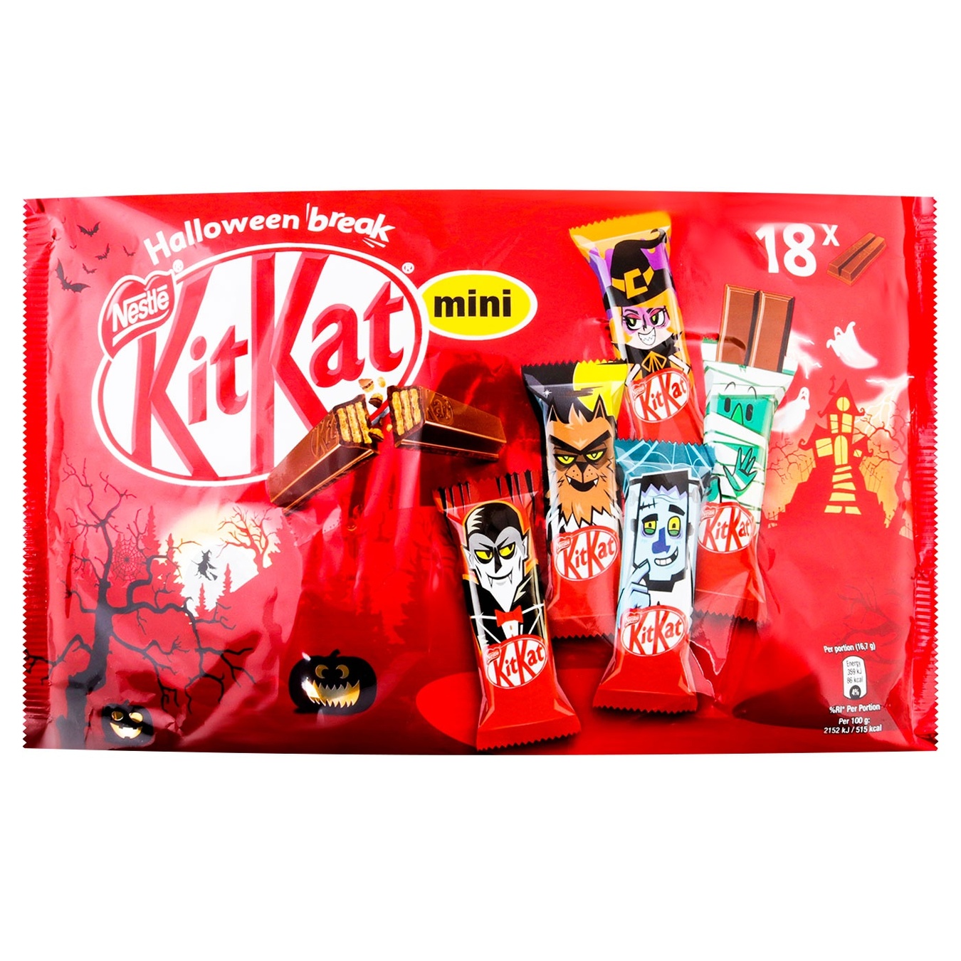 

Батончик NESTLÉ® KITKAT® Mini Halloween Break 301г