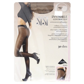 Колготы женские Sisi Invisible Control Top 30ден р.2 miele - купить, цены на - фото 1