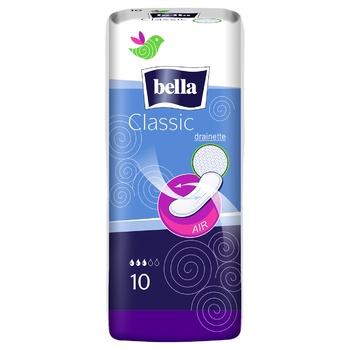 Прокладки гигиенические Bella Classic Drainette 10шт