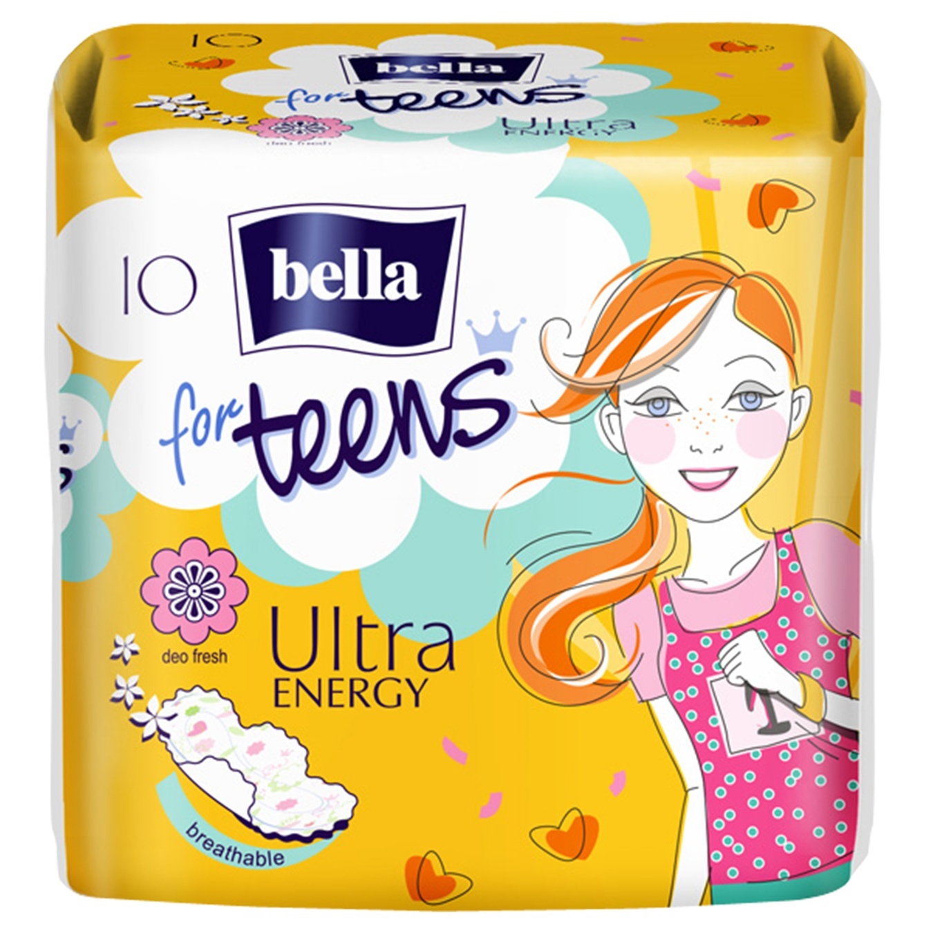 

Прокладки Bella For Teens Energy супертонкие впитывающие гигиенические с легким ароматом фруктов 10шт