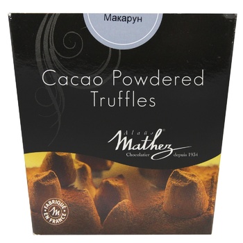 Цукерки Mathez French 250 г Трюфель макарун (Франція) - купить, цены на КОСМОС - фото 2
