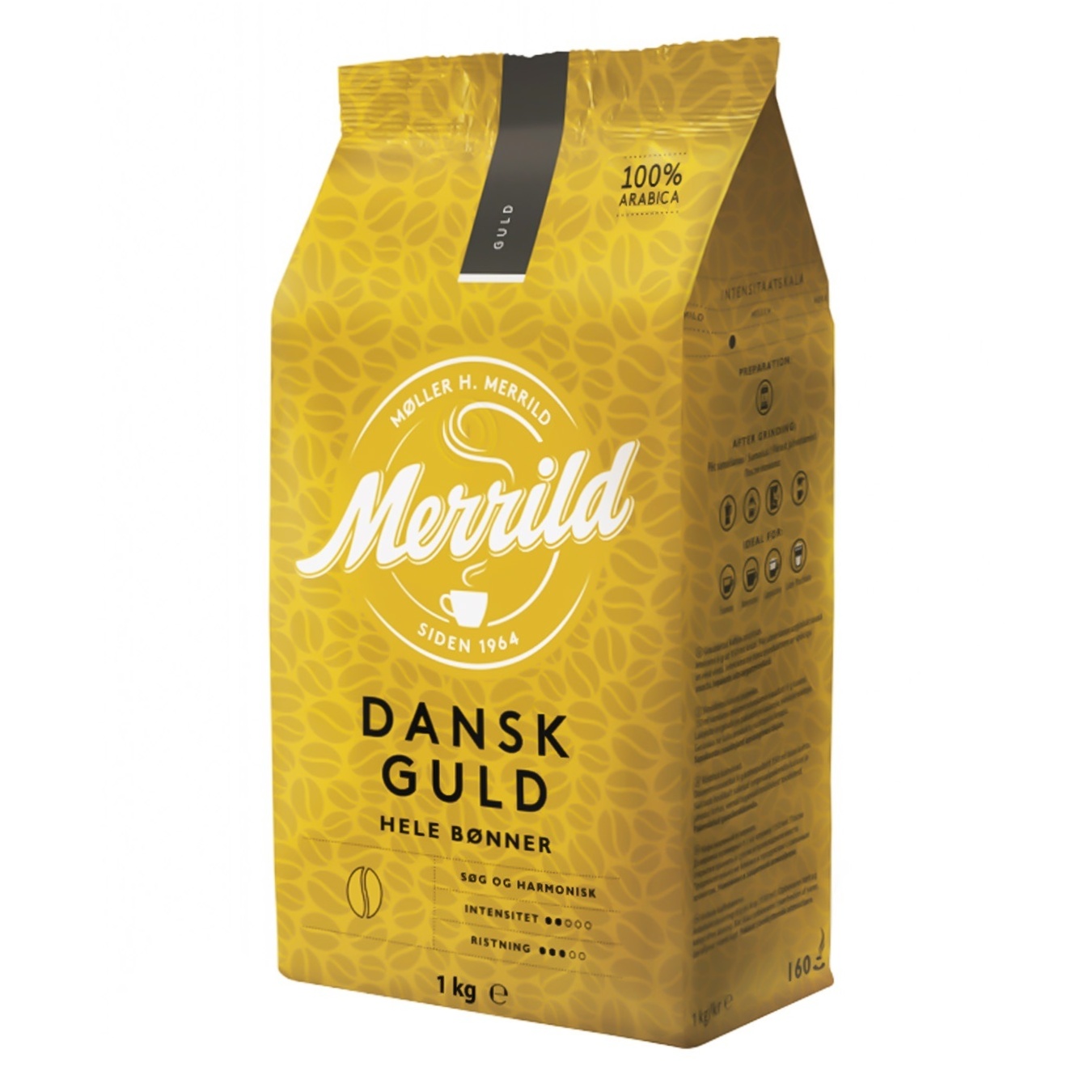 

Кофе Lavazza Merrild Dansk Guld в зернах 1кг