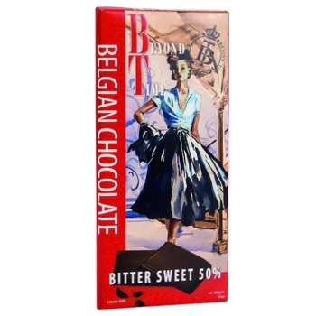 Beyond Time Belgian Bitter Sweet Chocolate 100g - buy, prices for - photo 1