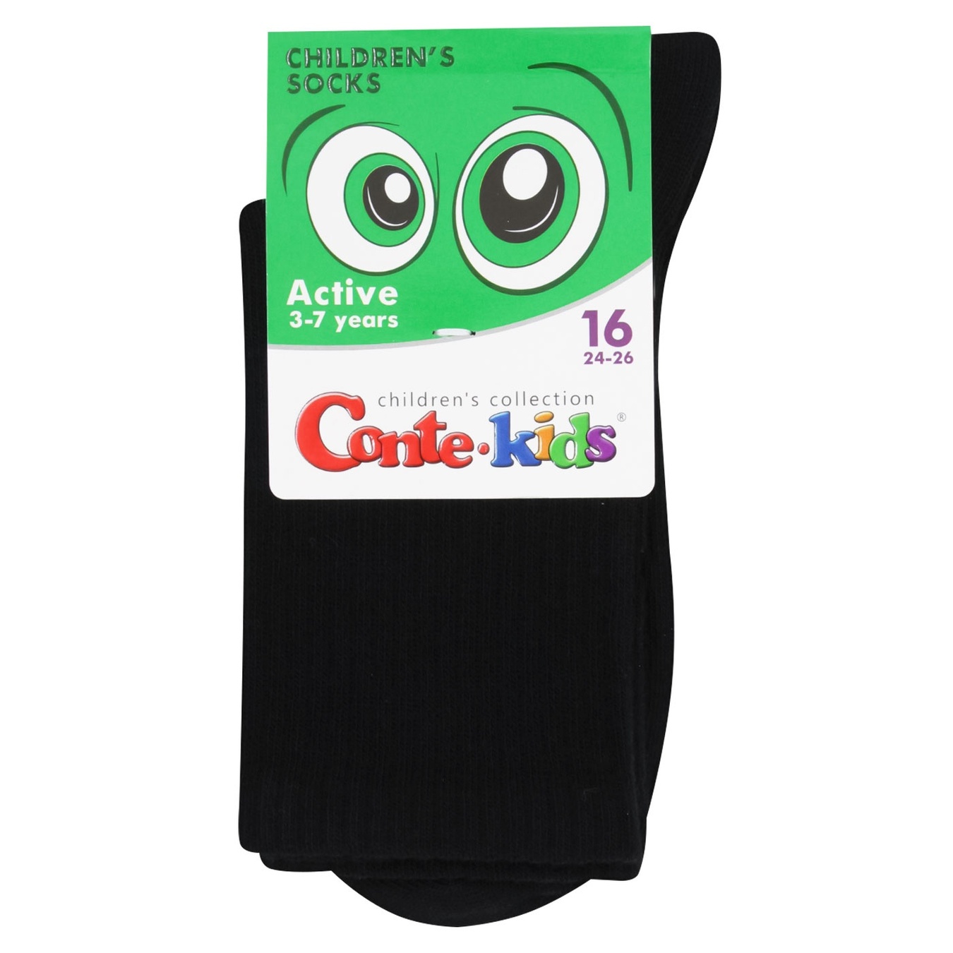 

Носки Conte-Kids Active детские р.16 чёрный