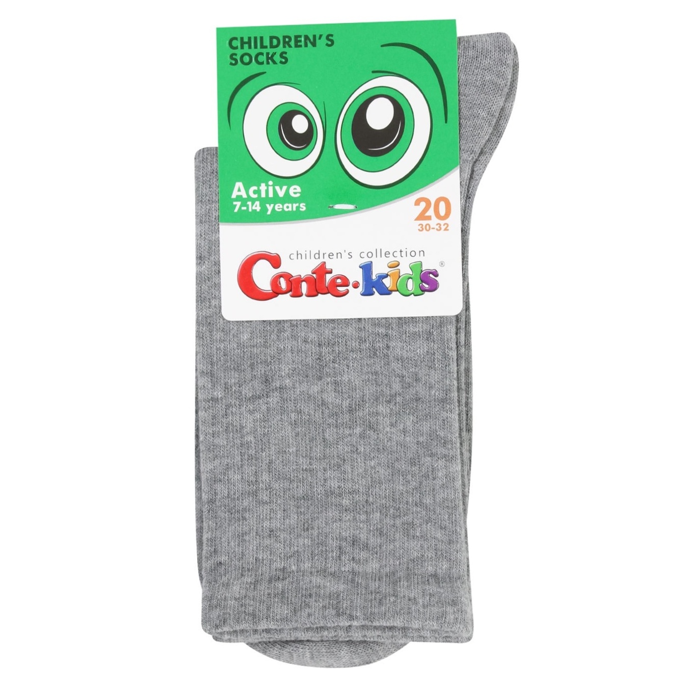 

Носки детские Conte-kids Active серый размер 20