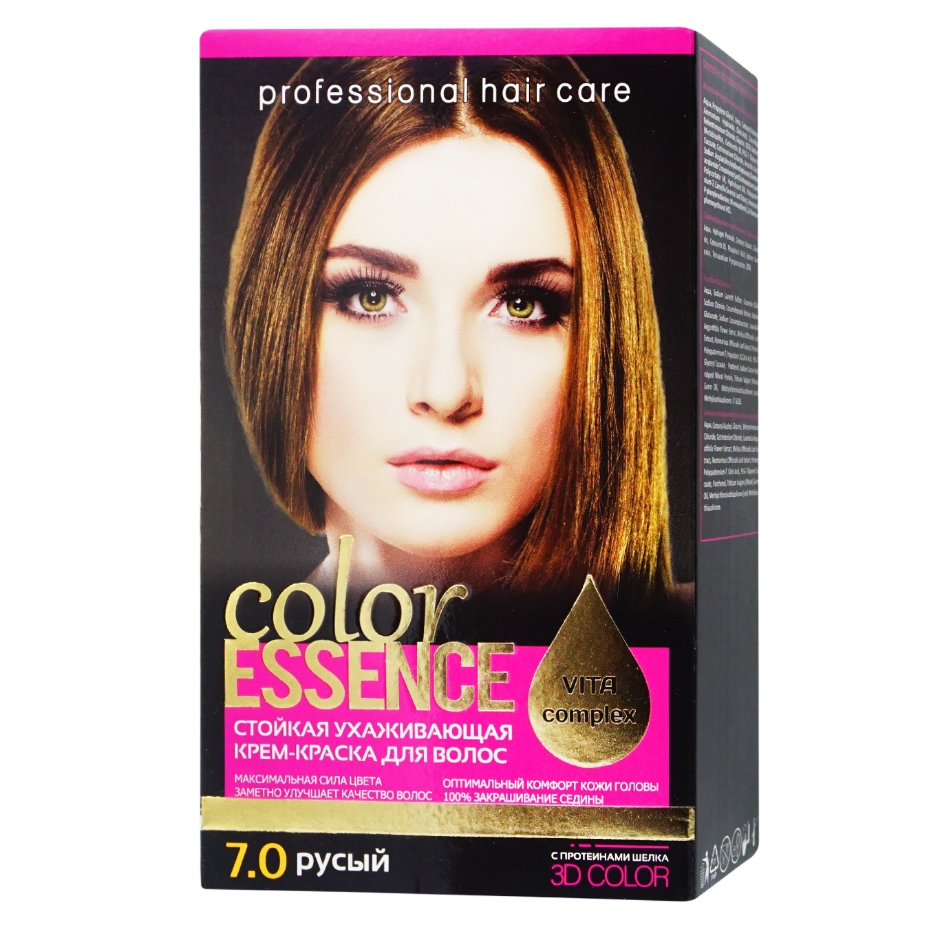

Краска для волос Аромат Color Essence 7.0 Русый