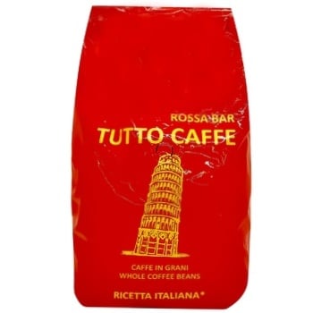 Кофе Tutto Caffe Rosso в зернах 1кг - купить, цены на КОСМОС - фото 1