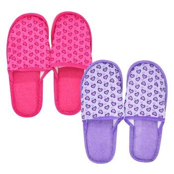 Zed Hearts Women's Indoor Slippers s.36-41 in Assortment - buy, prices for EKO Market - photo 1