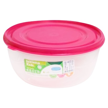 Ucsan Plastic Soft&Lock Round Container 1.4l 18х9cm - buy, prices for - photo 1