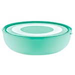 Ucsan Plastic Fit Round Salad Bowl with Lid 32х11cm 7l