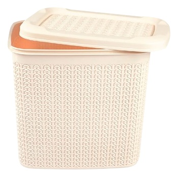 Кошик Ucsan Plastic Knit прямокутний з кришкою 10л