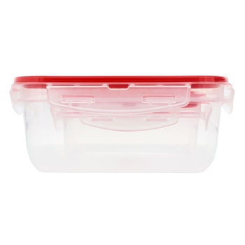 Ucsan Plastic Lock & Fit Vacuum Rectangular Container Set  0.45+1l 2pcs - buy, prices for METRO - photo 1