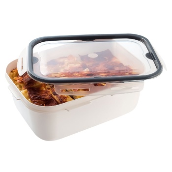 Ємність Ucsan Plastic Lock&Fit вакуумна прямокутна 4л 27.5х20х11см - купити, ціни на - фото 1