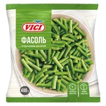 Фасоль стручковая Vici резаная быстрозамороженная 400г