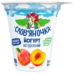Slovyanochka Peach Yogurt 3% 260g