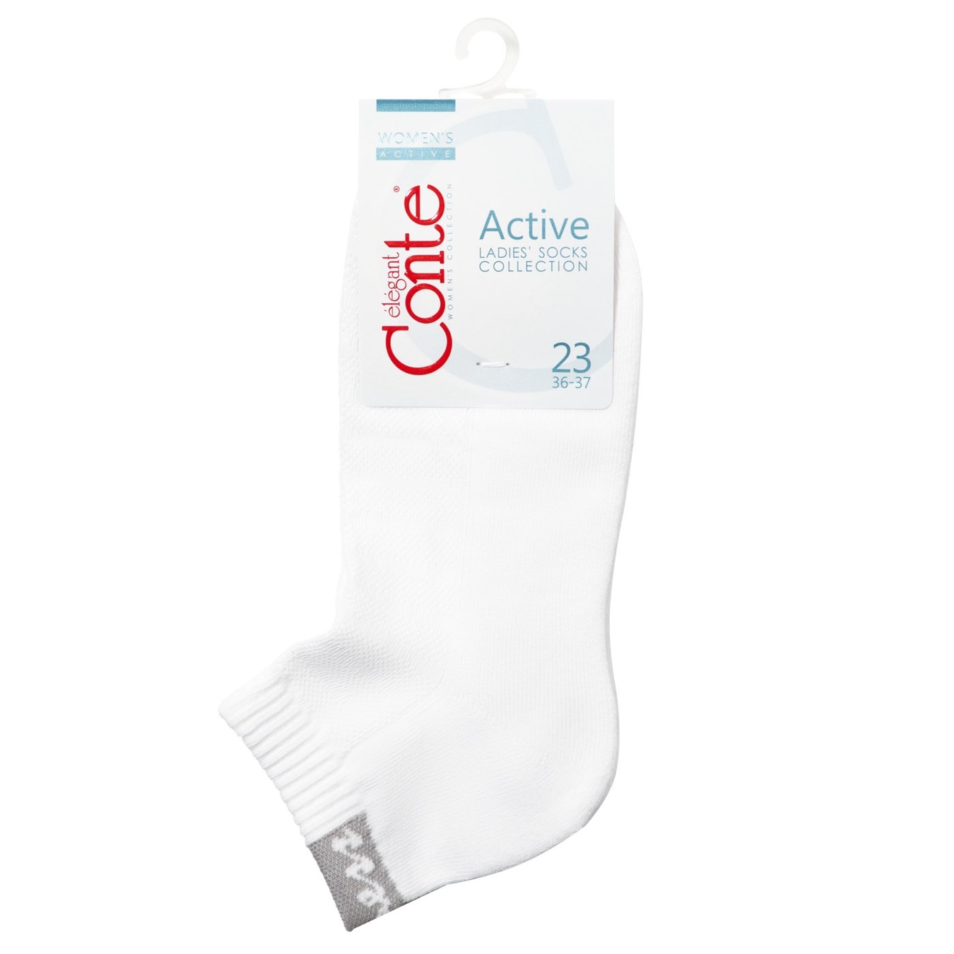 

Носки Conte Elegant Active женские хлопковые белые 23р