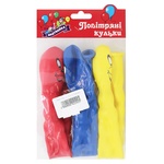 Повітряні кульки Надувайка Звірі гусениці 3шт