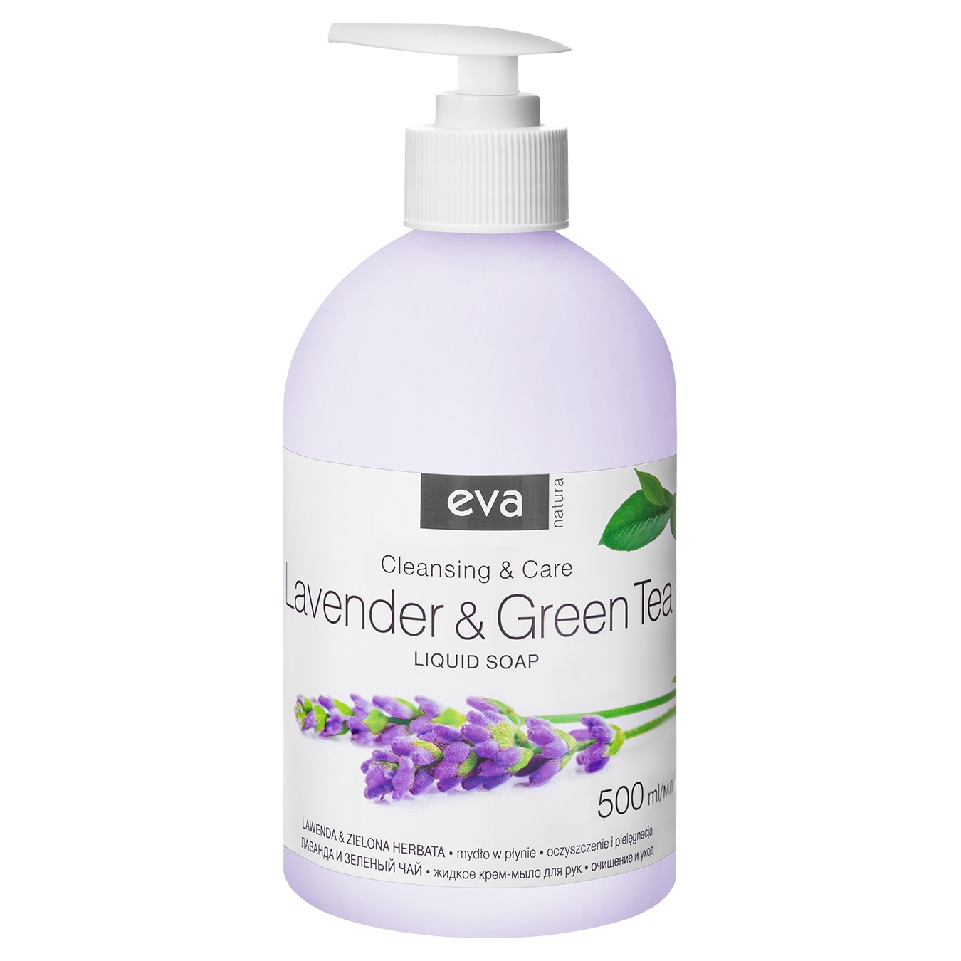 Eva Natura Lavender And Green Tea For Hands Soap 500ml buy from  UAH  – Novus Kyiv