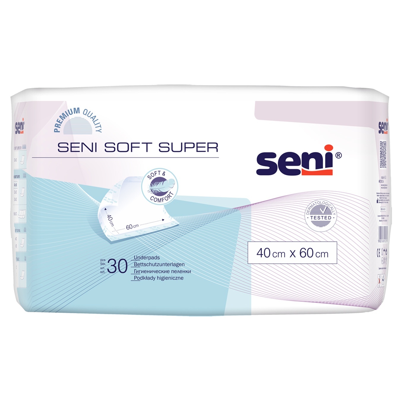 

Пеленки Seni Soft гигиенические 40х60см 30шт