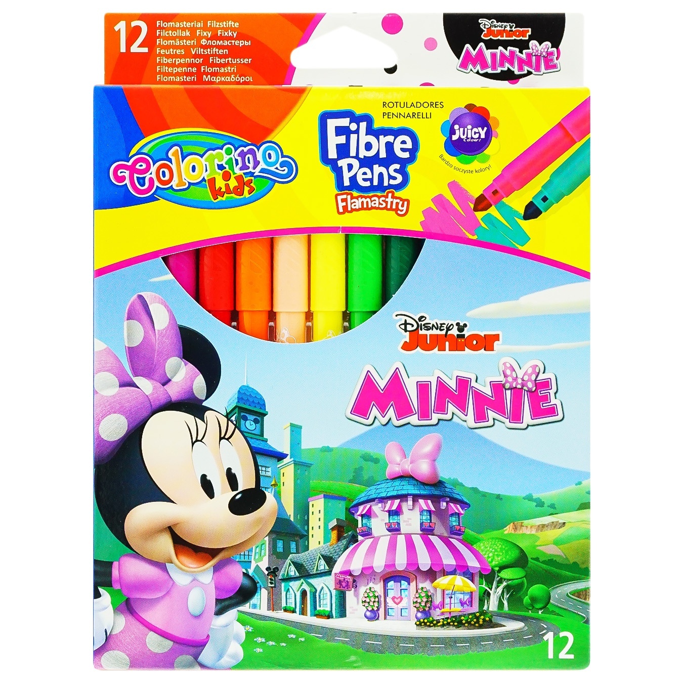 

Фломастеры Colorino Minnie 12 цветов 12шт