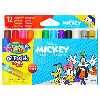 Colorino Mickey Oil Pastel 12 colors 12pcs - buy, prices for Auchan - photo 1