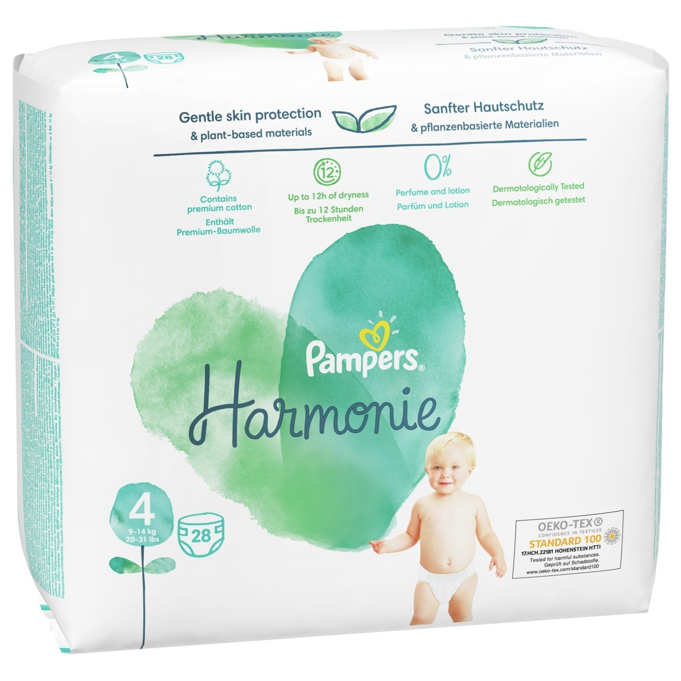 

Подгузники Pampers Harmonie Размер 4 9-14кг 28шт