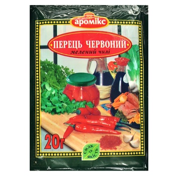 Приправа Аромікс Перець червоний 20г - купити, ціни на МегаМаркет - фото 1