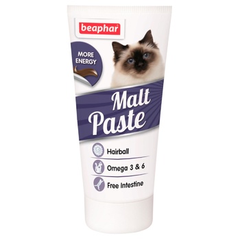 Вітамінна паста для котів Beaphar Malt-Paste 25 г - купить, цены на MasterZoo - фото 1