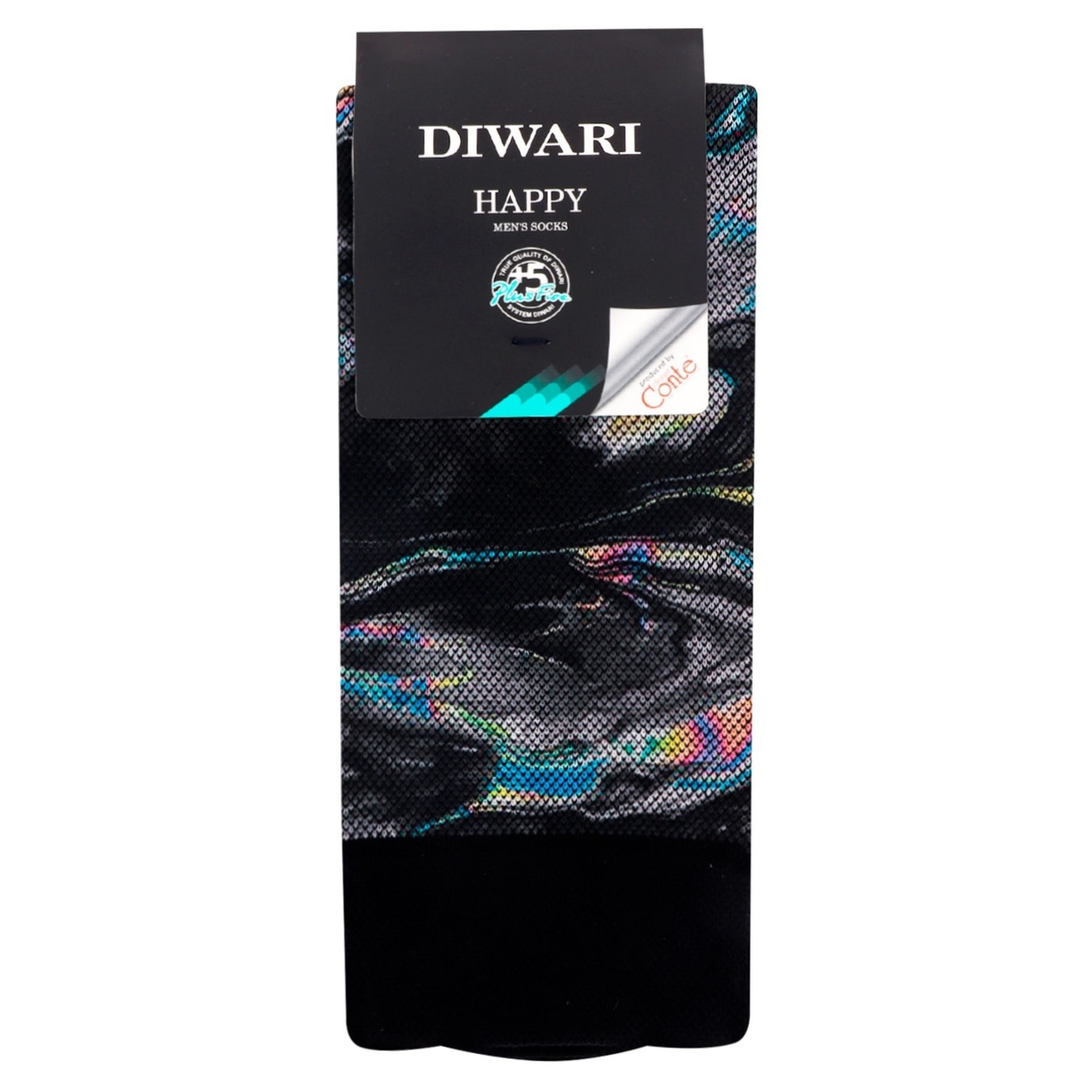 

Носки мужские Diwari Happy черные 29р