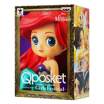 Колекційна фігурка Banpresto Disney Characters Q posket petit Girls Festival Ariel