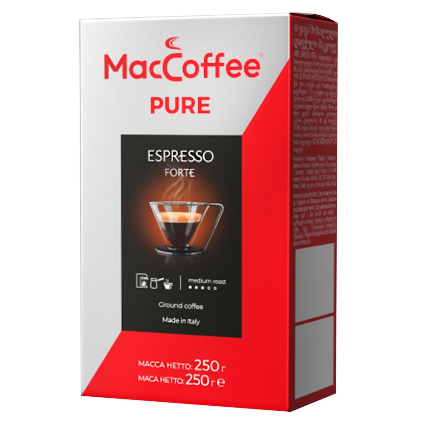 

Кофе MacCoffee Pure Espresso Forte молотый 250г