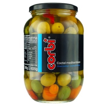 Corbi Mediterraneo Olives 835g - buy, prices for - photo 1