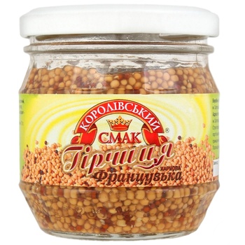 Korolivskiy Smak French Mustard 180g - buy, prices for NOVUS - photo 3