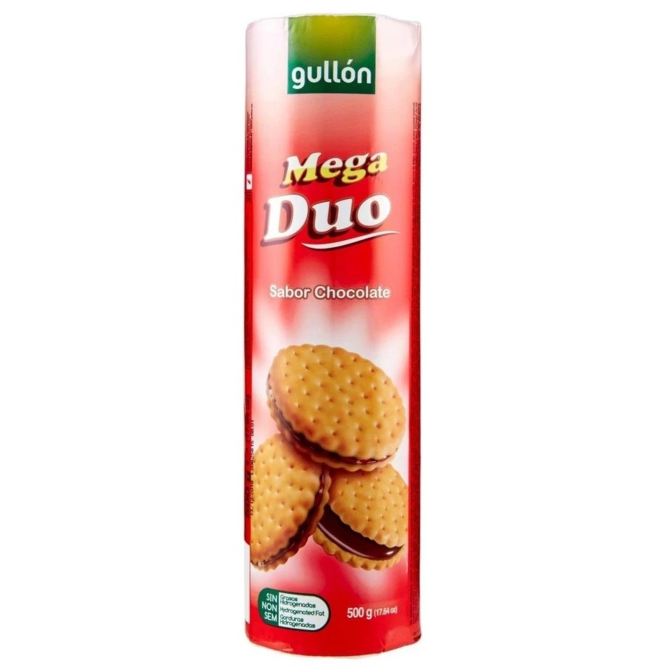 

Печенье-сэндвич Gullon Mega Duo с шоколадным кремом 500г