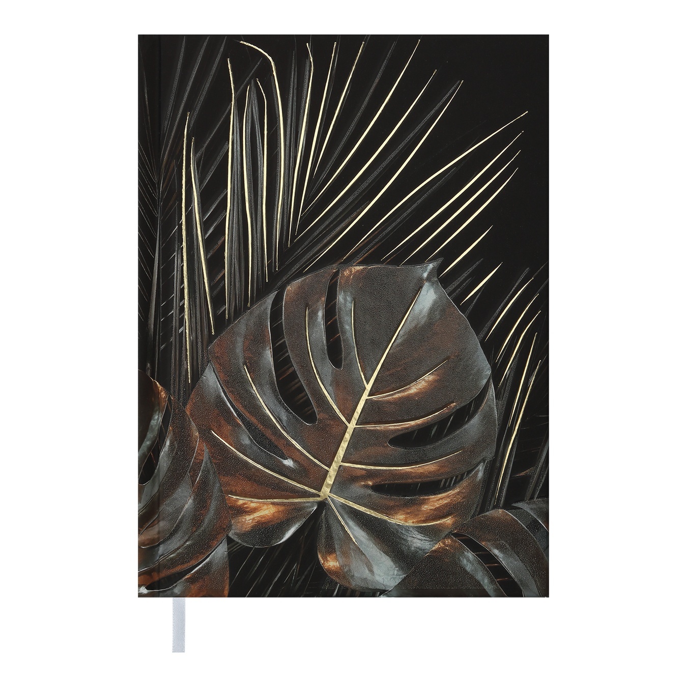

Дневник Buromax Leaf датированный черный А5
