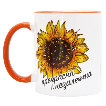 Sunflower Porcelain Mug 0.32l - buy, prices for - photo 1