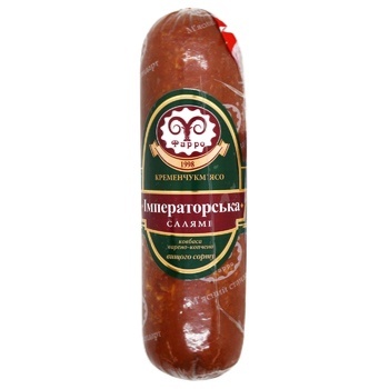 Ковбаса Фарро Імператорська Салямі варено-копчена вищий гатунок - купити, ціни на Таврія В - фото 1