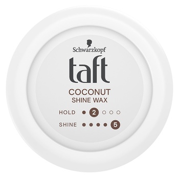 Тaft Coconut Wax for Hair Shine Fixation 2 75ml - buy, prices for ULTRAMARKET - photo 3